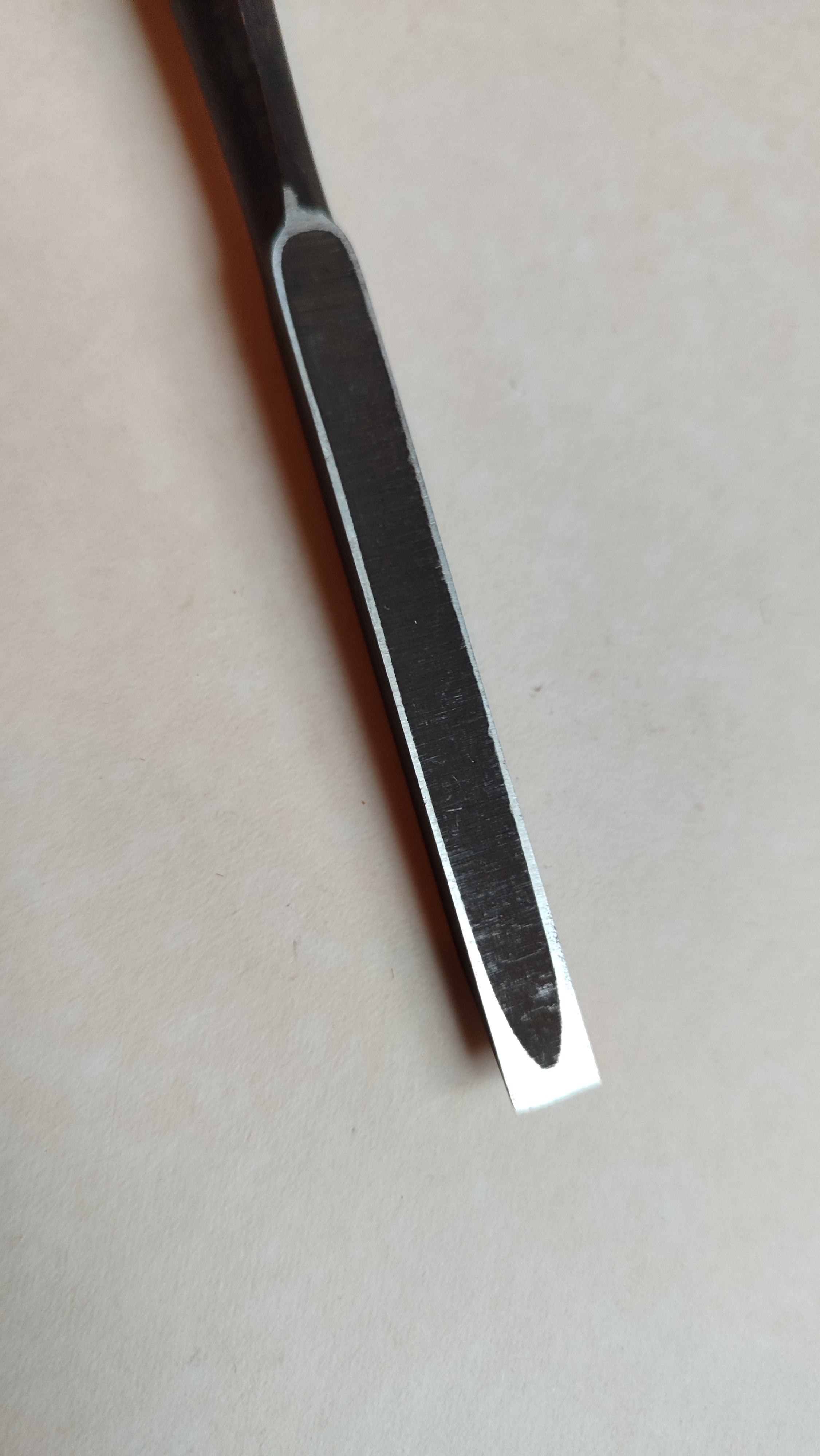 Rare ciseau japonais "Tataki Nomi" 9mm "Hirayoshi"