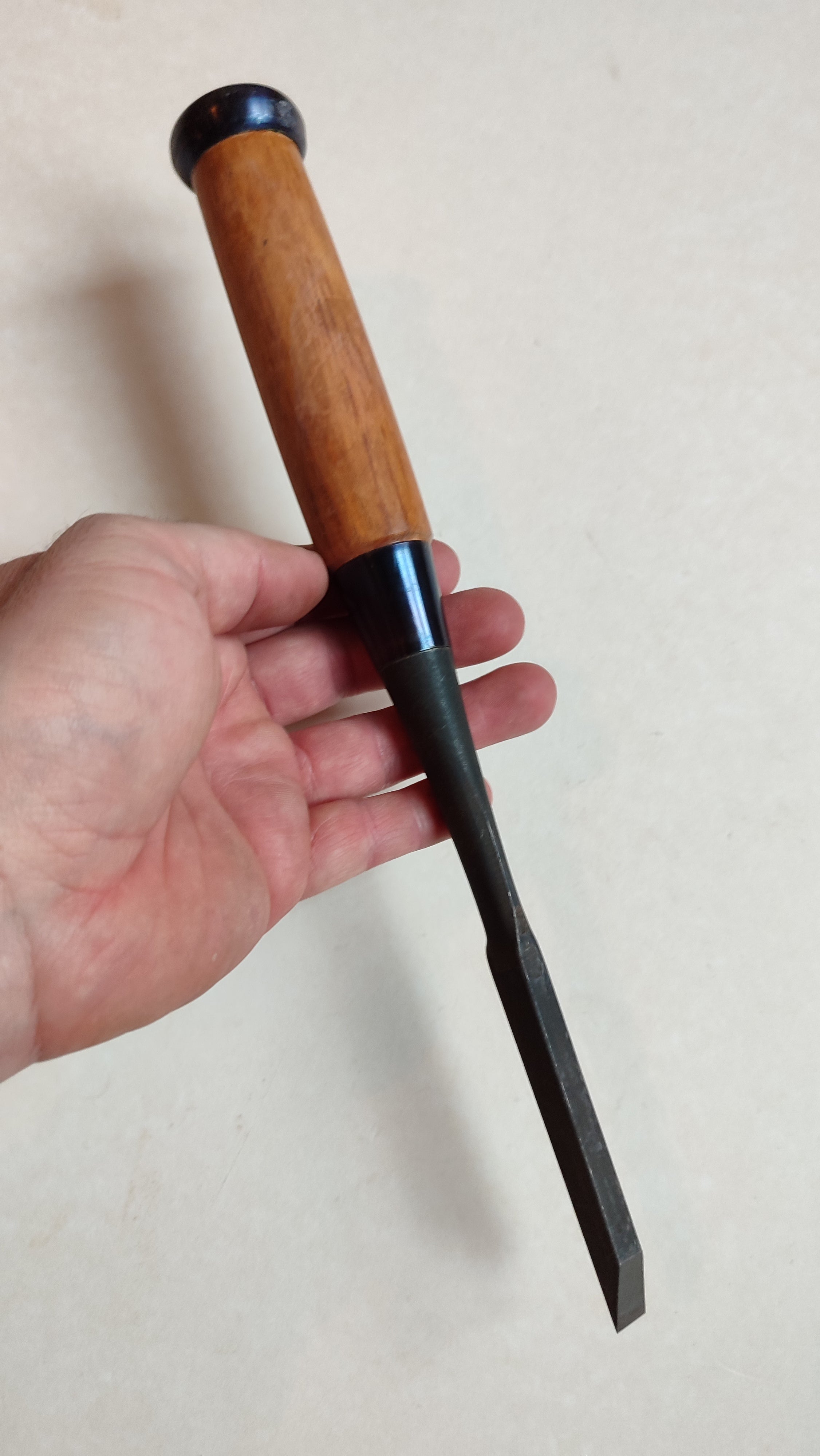 Rare ciseau japonais "Tataki Nomi" 9mm "Hirayoshi"