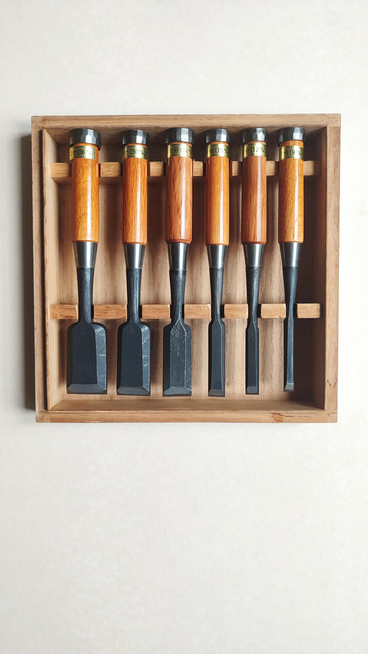 Sextet de Ciseaux Japonais Premium "Oire Nomi" 3,9,15, 24mm "Kunitsuru"