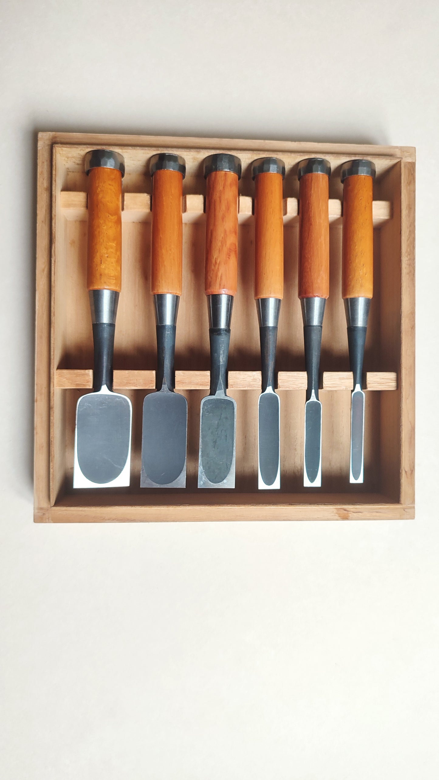 Sextet de Ciseaux Japonais Premium "Oire Nomi" 3,9,15, 24mm "Kunitsuru"