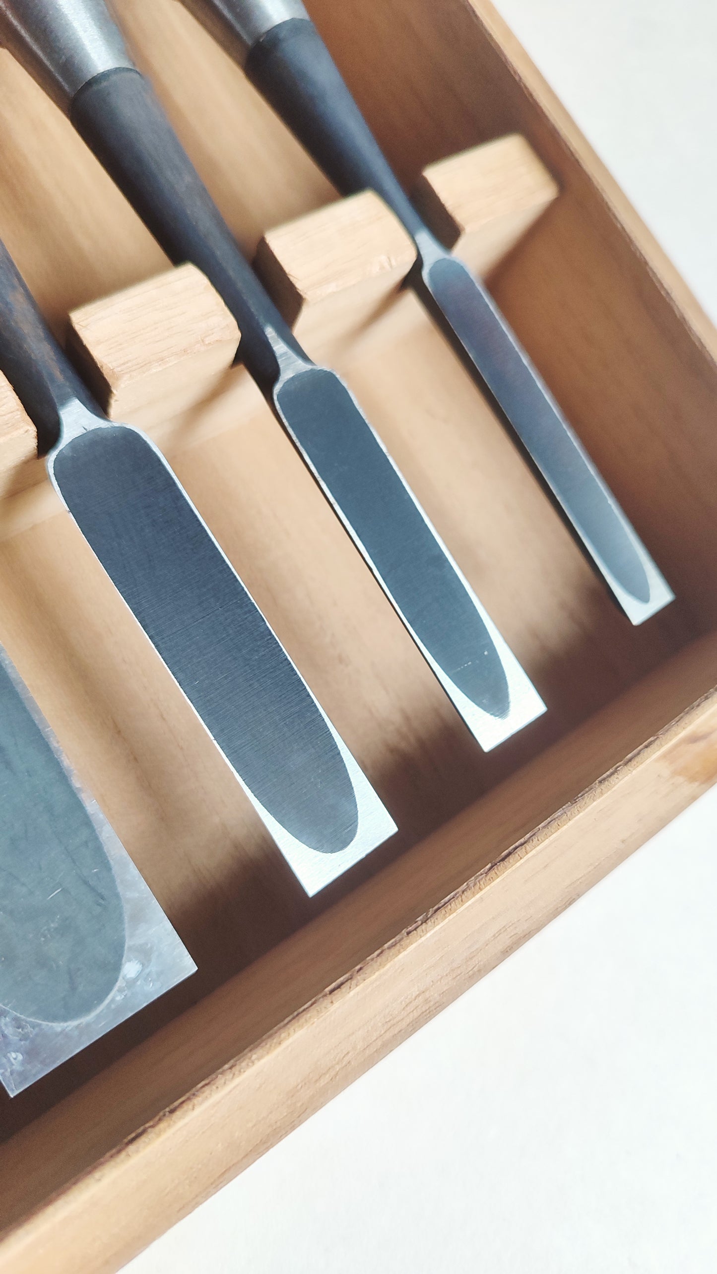 Sextet de Ciseaux Japonais Premium "Oire Nomi" 3,9,15, 24mm "Kunitsuru"