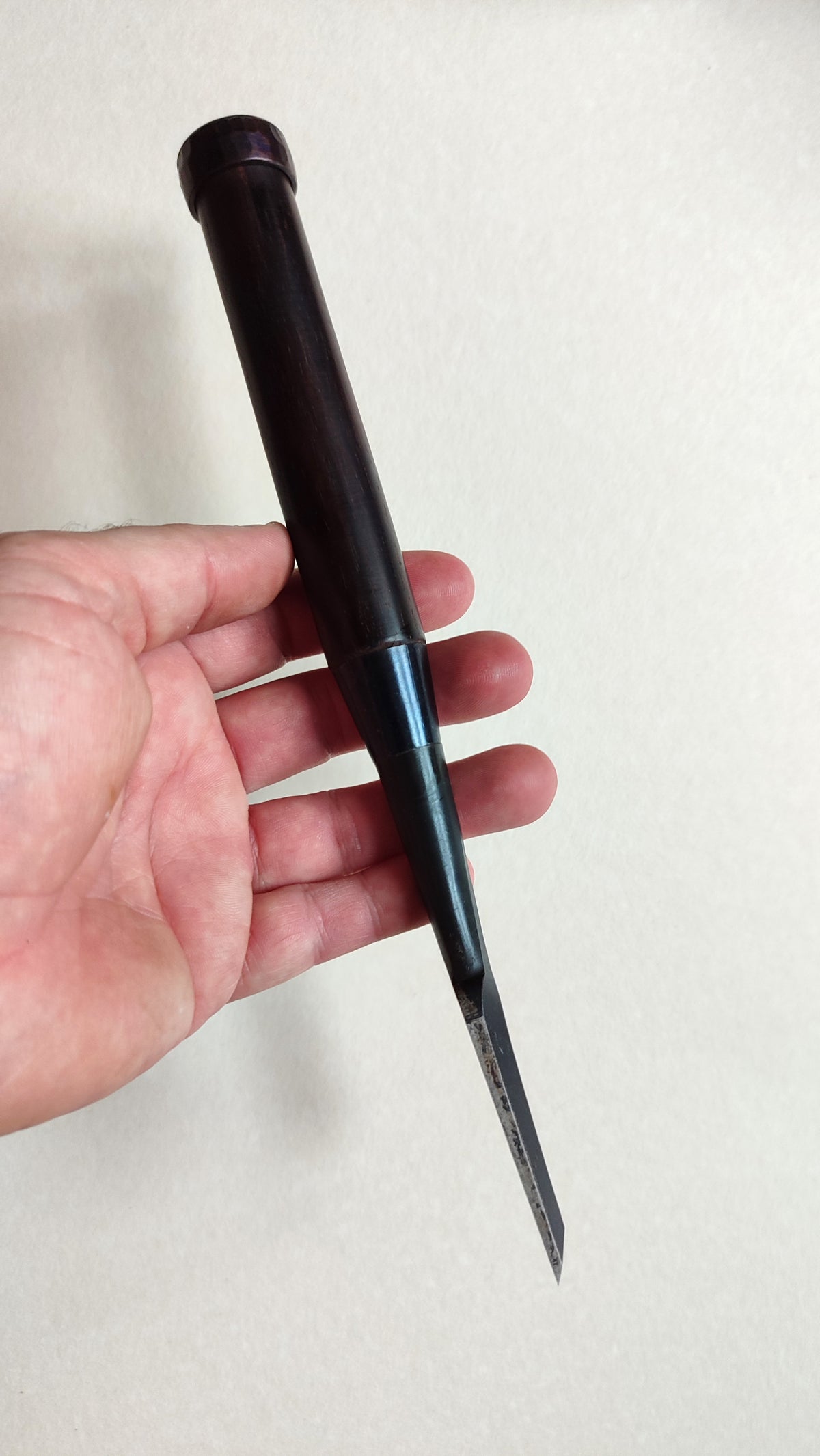 Rare ciseau japonais "Oire nomi" 24mm Kiyohisa