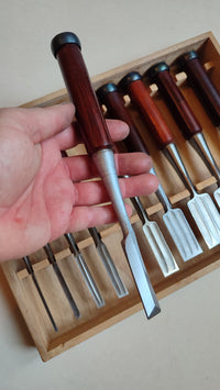 Set de ciseaux japonais Oire nomi "Mitsuyoshi Moto" forme "Shinogi".