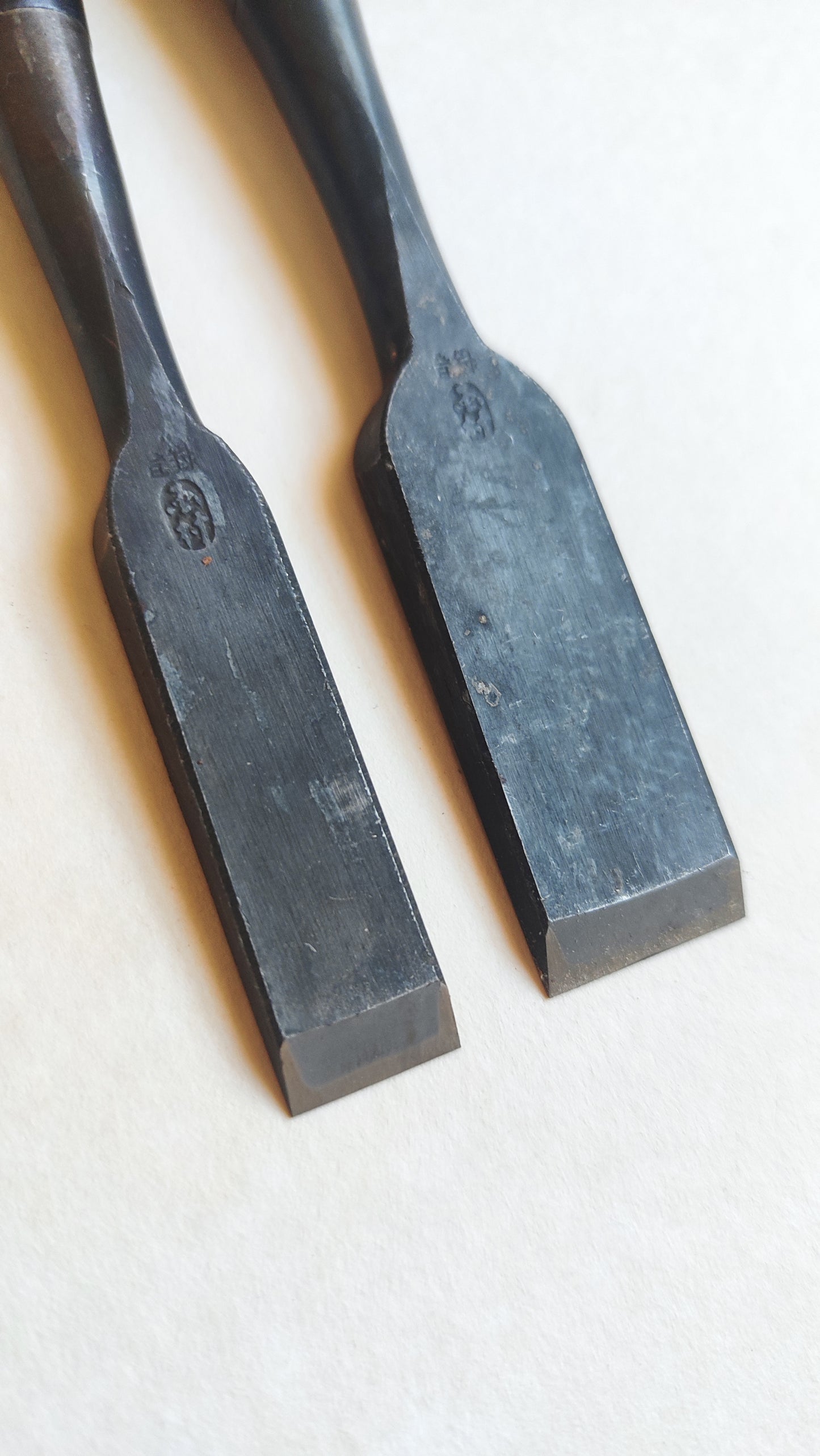 Duo de ciseaux japonais vintage "Oire nomi" 15 et 21mm "Kunimura"