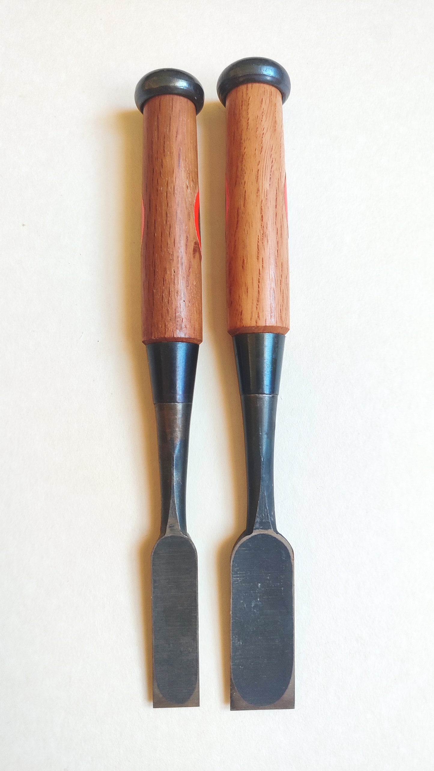 Duo de ciseaux japonais vintage "Oire nomi" 15 et 21mm "Kunimura"