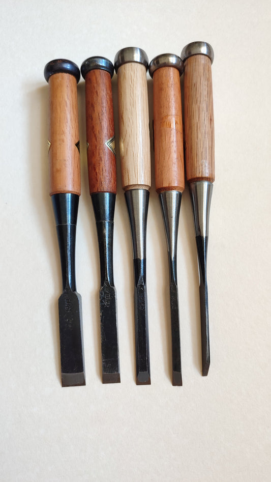 Set de ciseaux japonais variés "Oire Nomi" 3, 6, 9, 12, 15mm