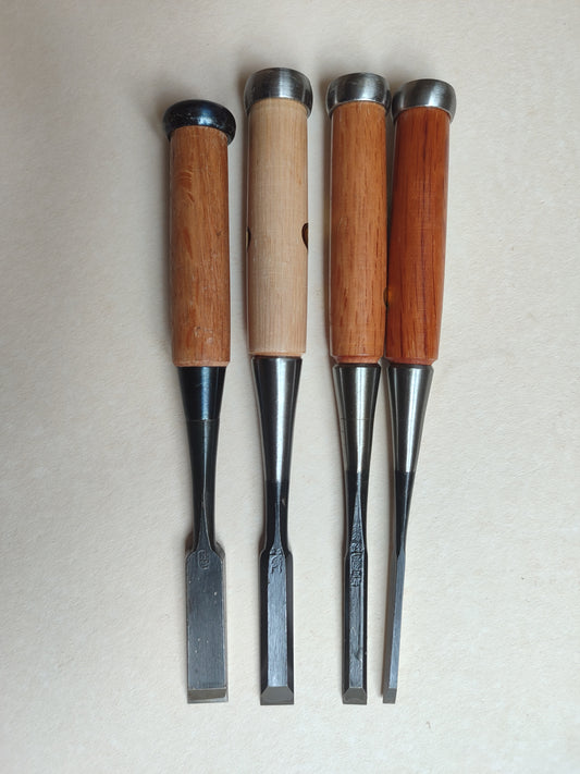 Quatuor de ciseaux japonais "Oire Nomi" 3, 9, 12, 15mm