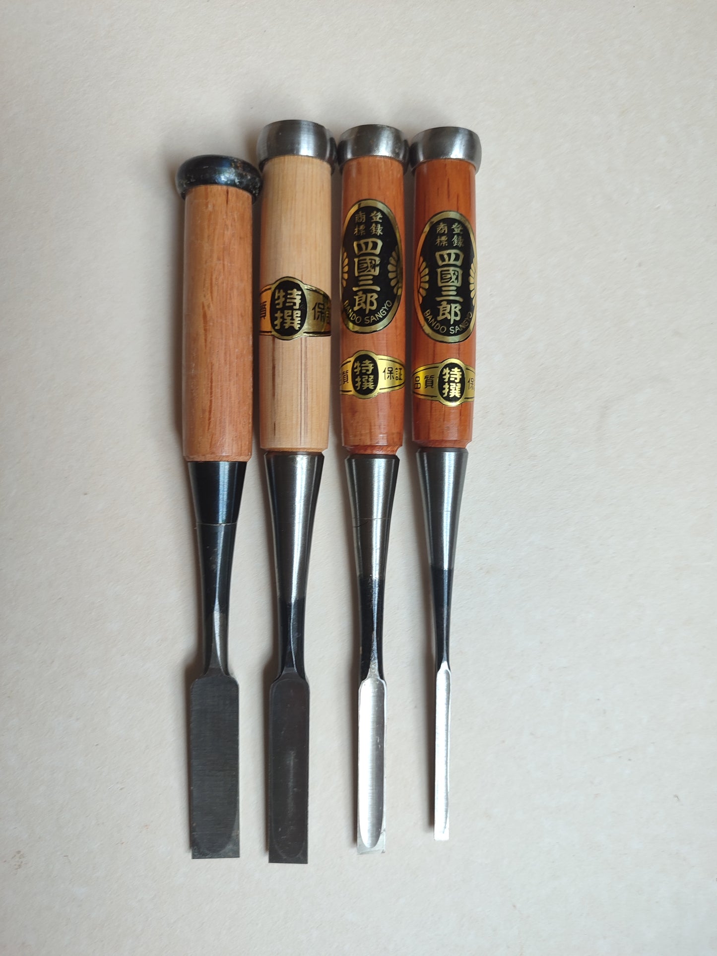 Quatuor de ciseaux japonais "Oire Nomi" 3, 9, 12, 15mm