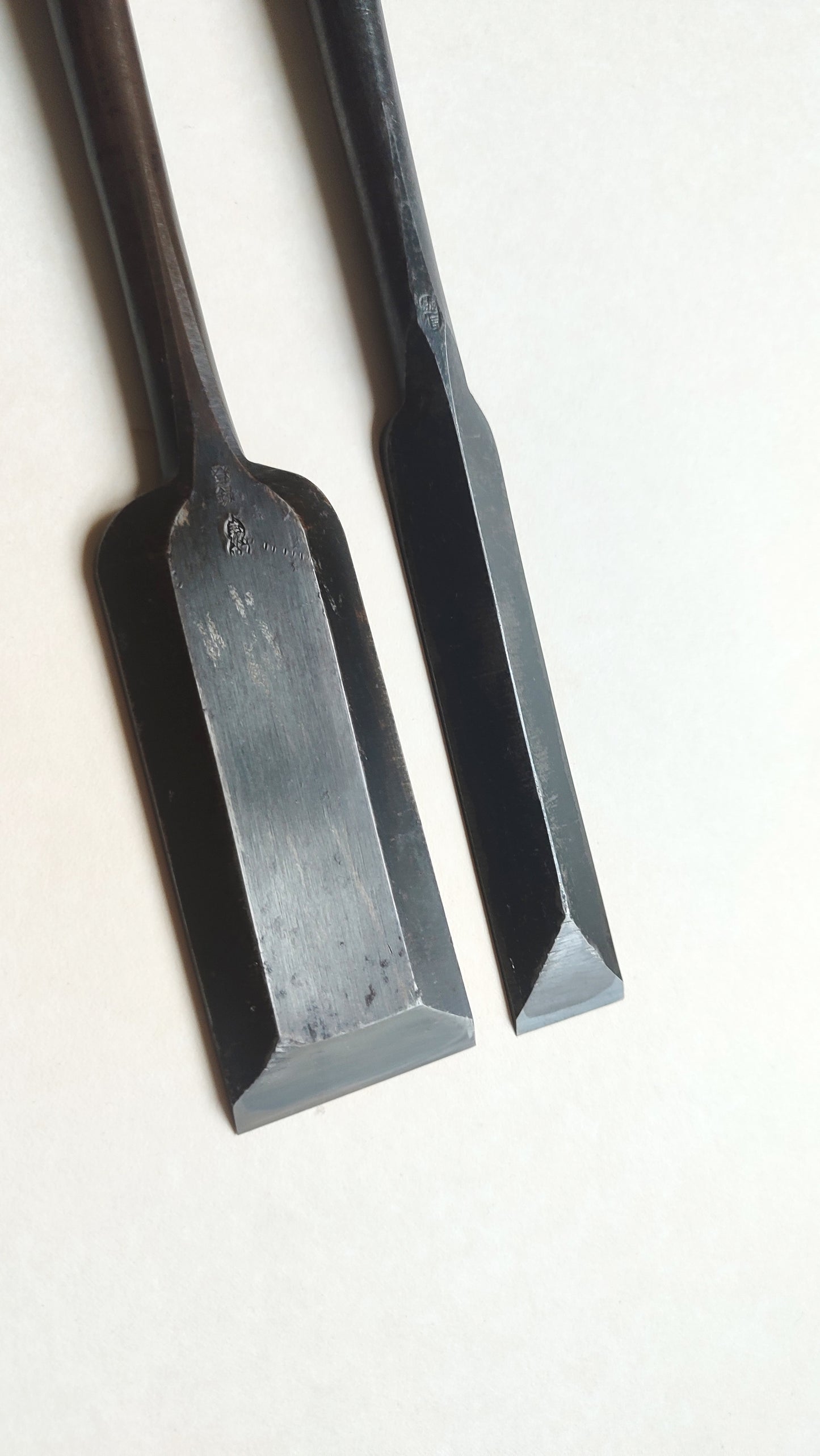 Rare paire de ciseaux japonais vintage extra longs "Ootsuki Nomi" 24 et 48mm