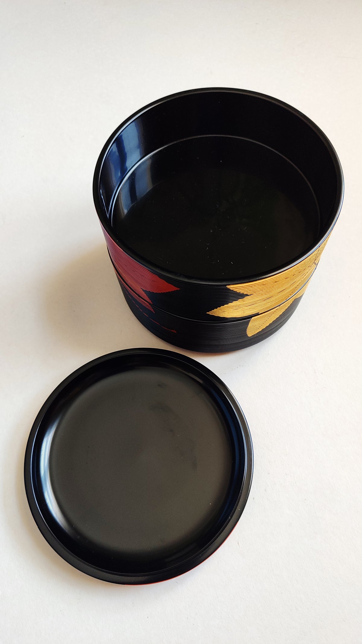 Coffret en laque japonaise "Jubako" fabriqué Zohiko Unkinju à Kyoto