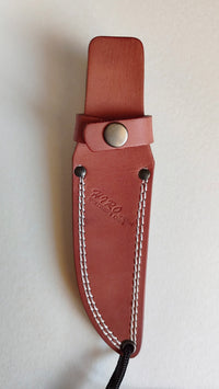 Couteau de chasse japonais "Kogatana" damassé 115mm "Hiro" double biseaux