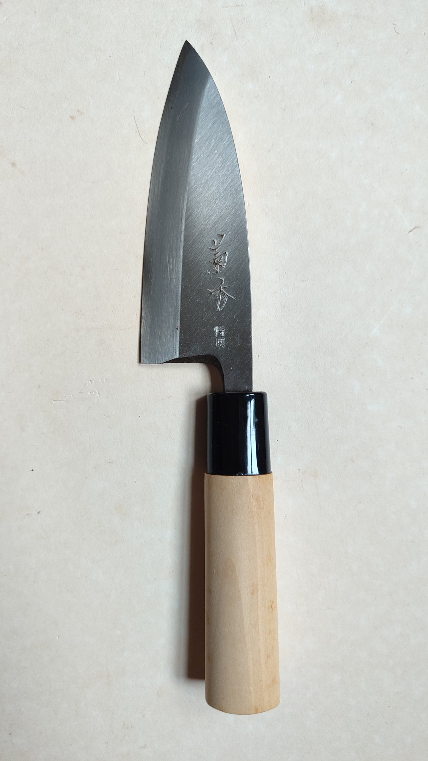 Petit couteau de cuisine japonais "Ai-Deba" 120mm "Kikuhide" gaucher