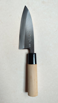 Petit couteau de cuisine japonais "Ai-Deba" 120mm "Kikuhide" gaucher