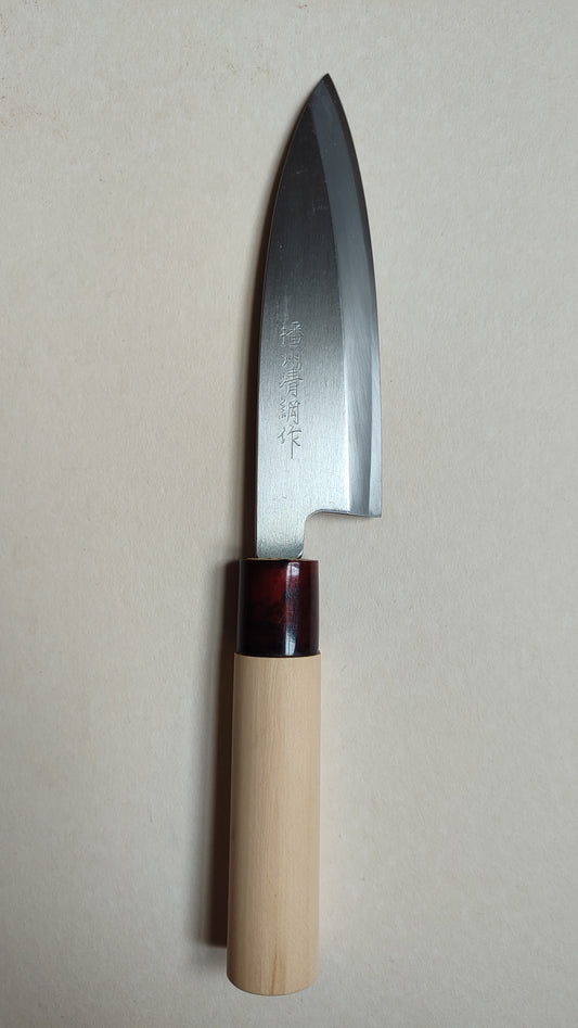 Couteau de cuisine japonais "Ai-Deba" 140mm "Kiyoshi Tsusaku"
