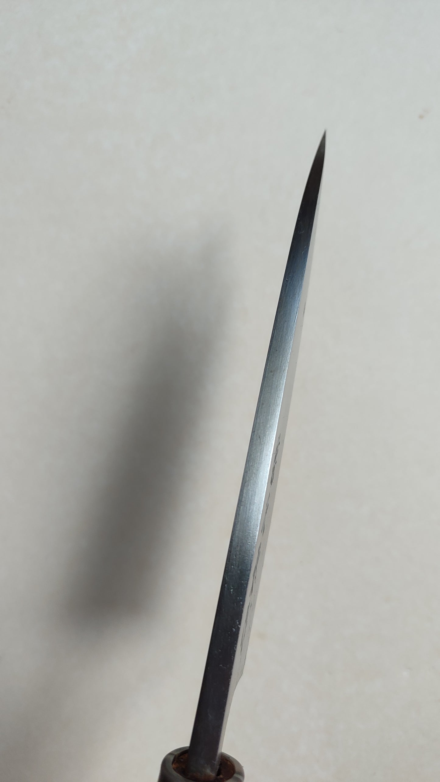 Magnifique couteau de cuisine japonais vintage "Deba" 165mm "Fujijiro"