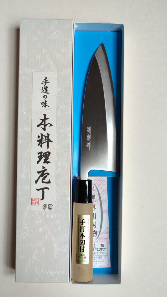 Couteau de cuisine japonais "Deba" 180mm Honryoku