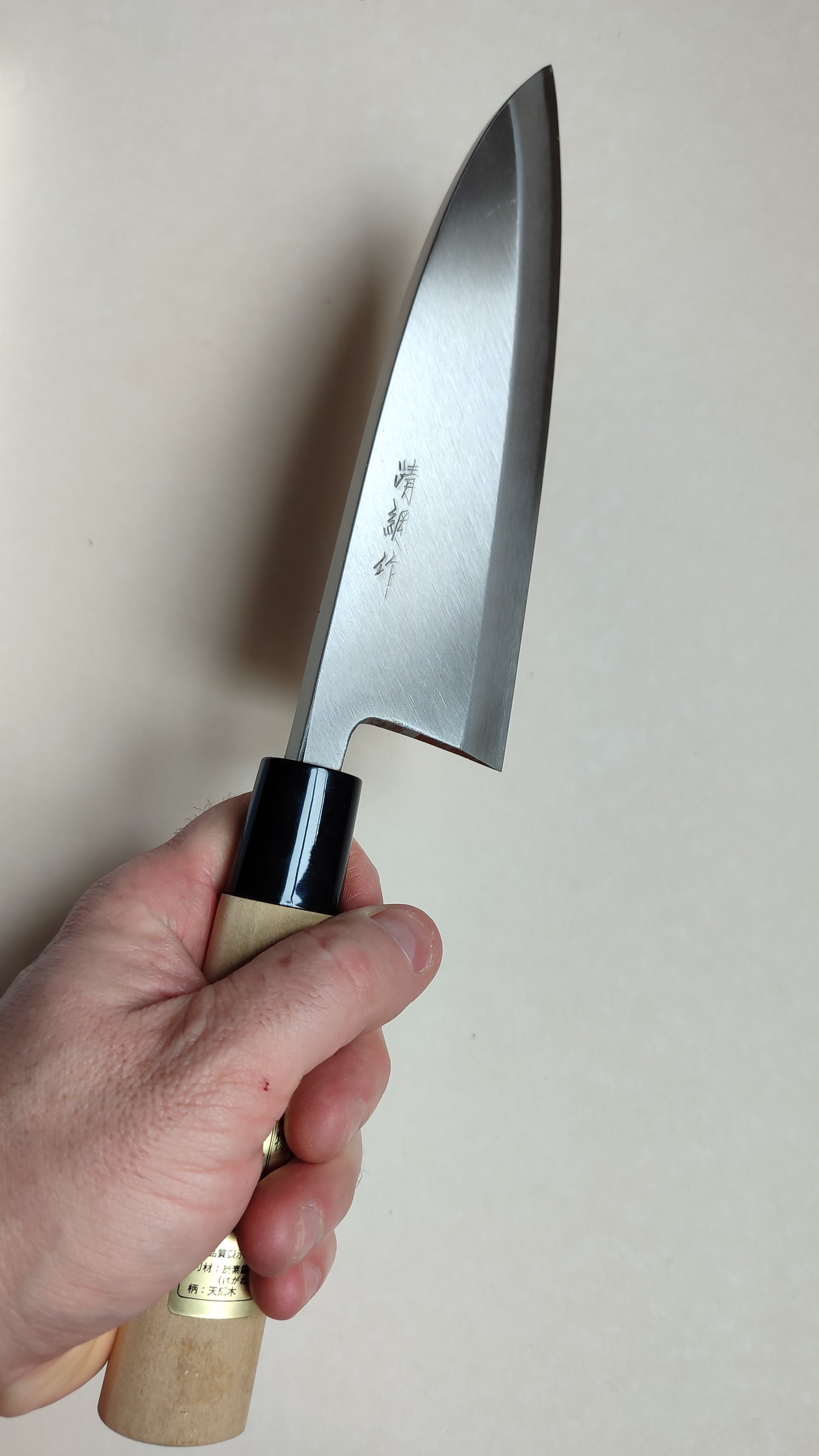 Couteau de cuisine japonais "Deba" 180mm Honryoku