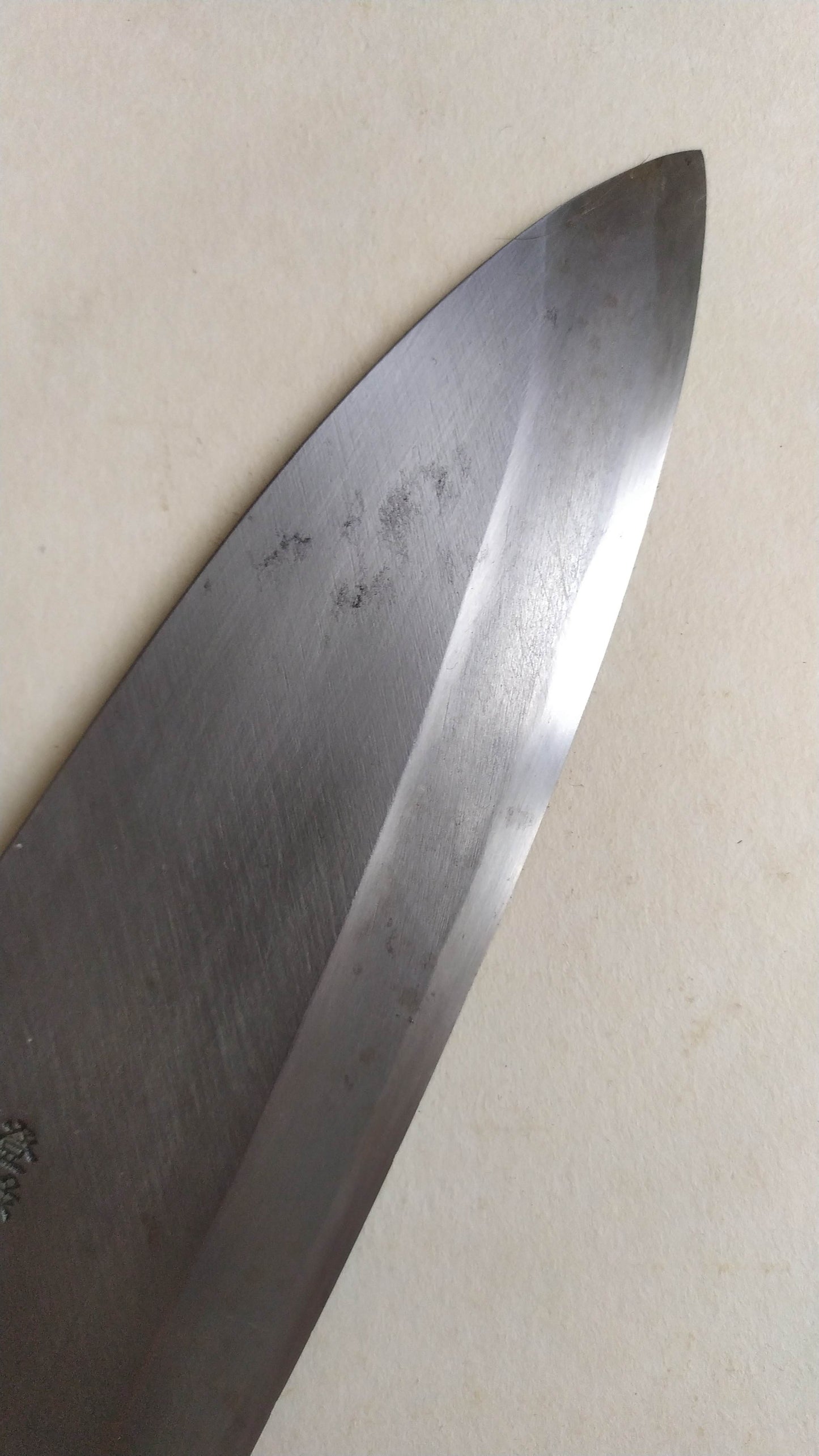 Long couteau de cuisine Japonais "Deba" 210mm "Masahiro"
