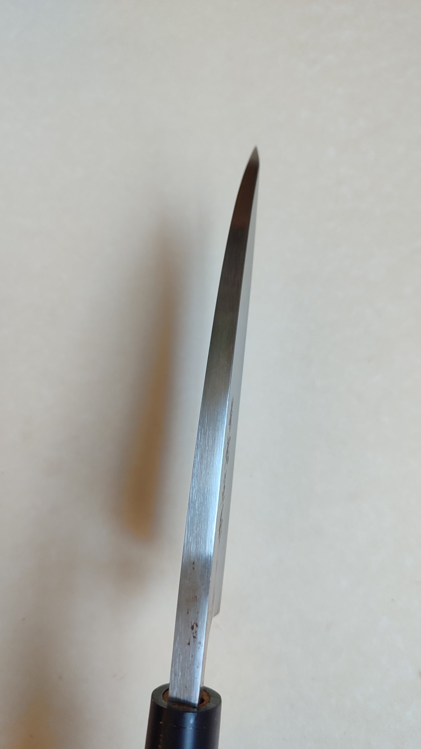 Magnifique couteau de cuisine japonais vintage "Deba" 165mm "Seikon"