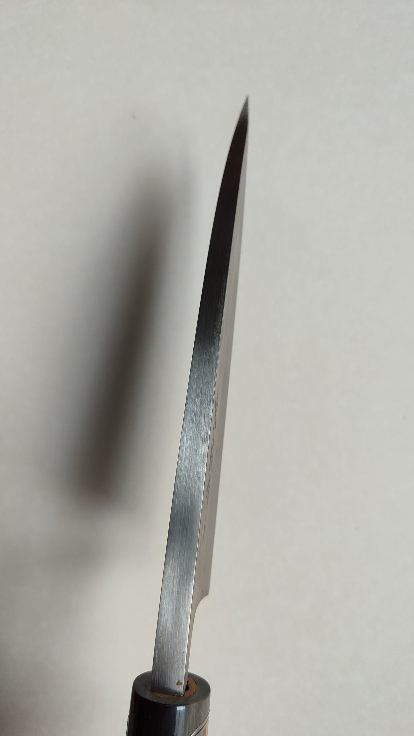 Joli couteau de cuisine japonais vintage "Deba" 180mm