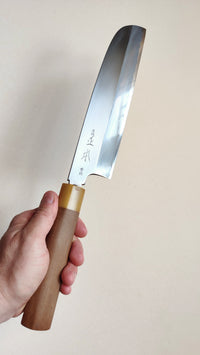 Magnifique couteau de cuisine japonais "Kamagata-Usuba" 225mm "Masamoto Sohonten"