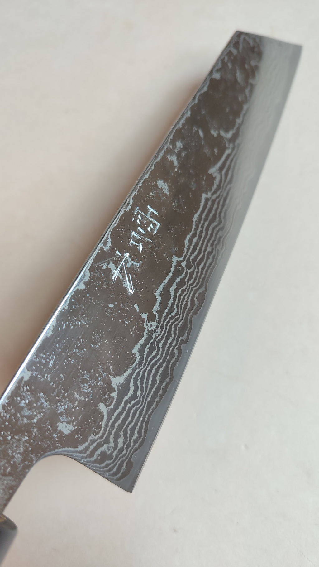 Magnifique couteau de cuisine japonais "Bunka" 170mm 410C Steel "Maruyoshi"