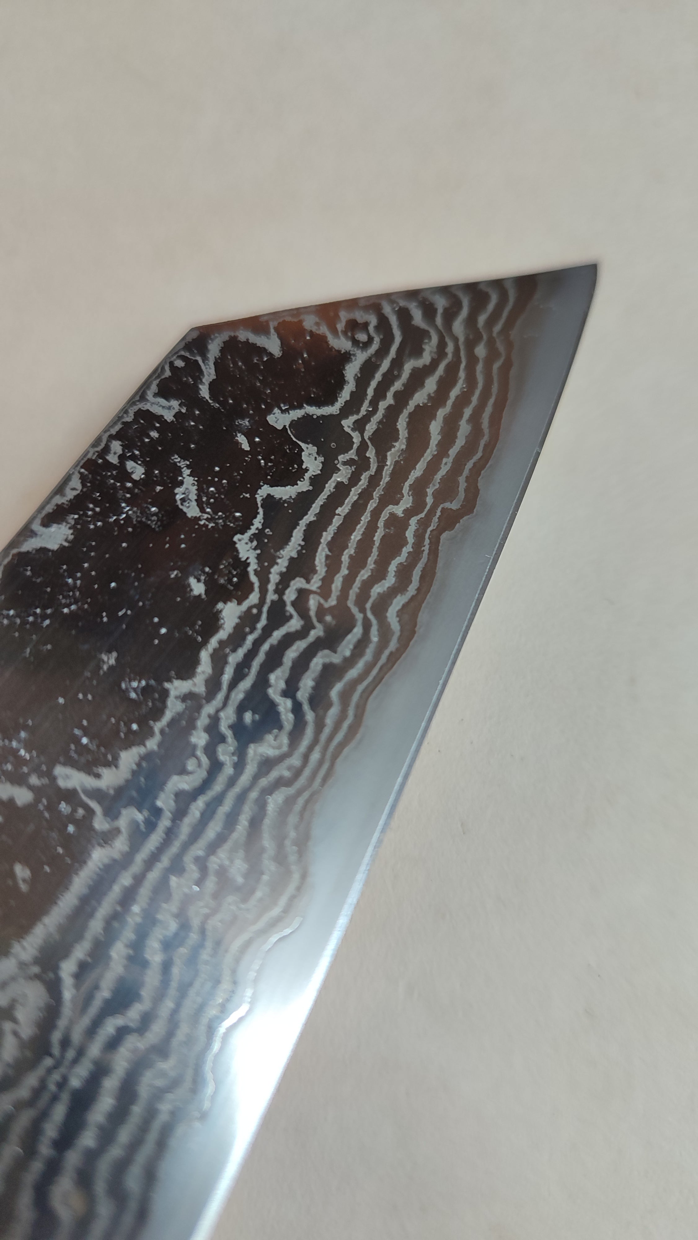 Magnifique couteau de cuisine japonais "Bunka" 170mm 410C Steel "Maruyoshi"