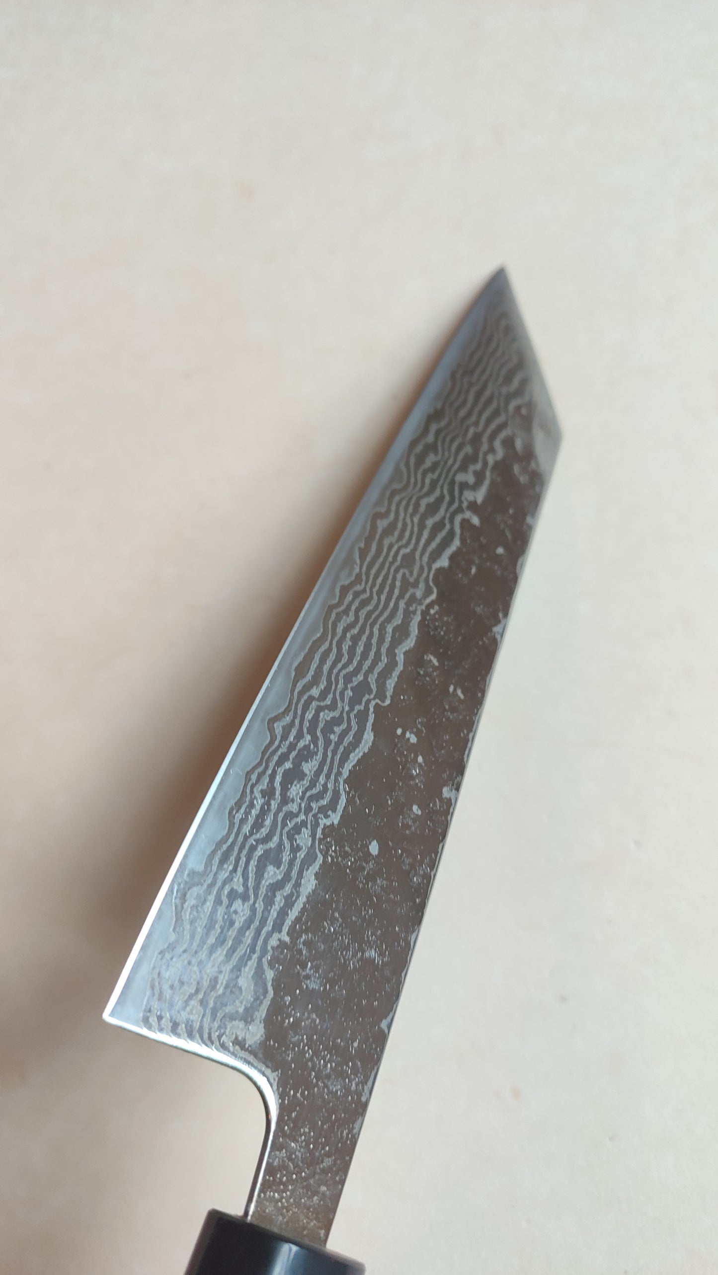 Magnifique couteau de cuisine japonais "Bunka" 170mm 410C Steel