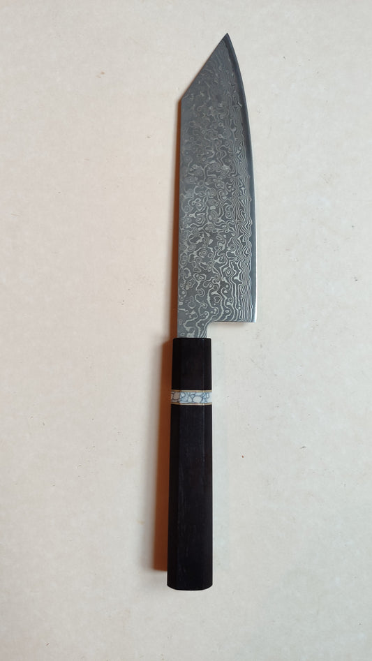 Magnifique couteau de cuisine japonais "Bunka" 190mm VG10