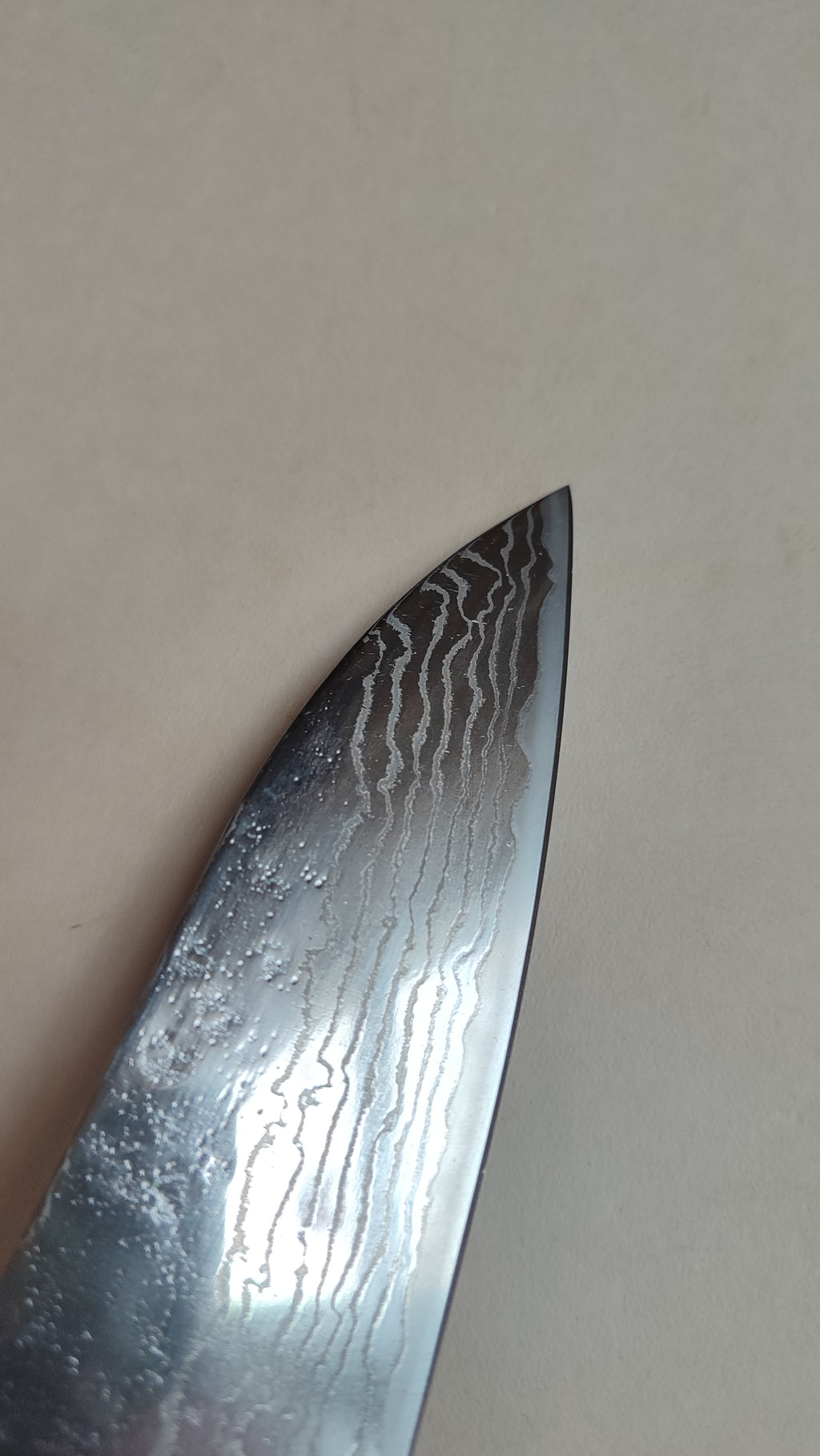 Magnifique couteau de cuisine japonais "Gyuto" 210mm 440C Steel "Maruyoshi"