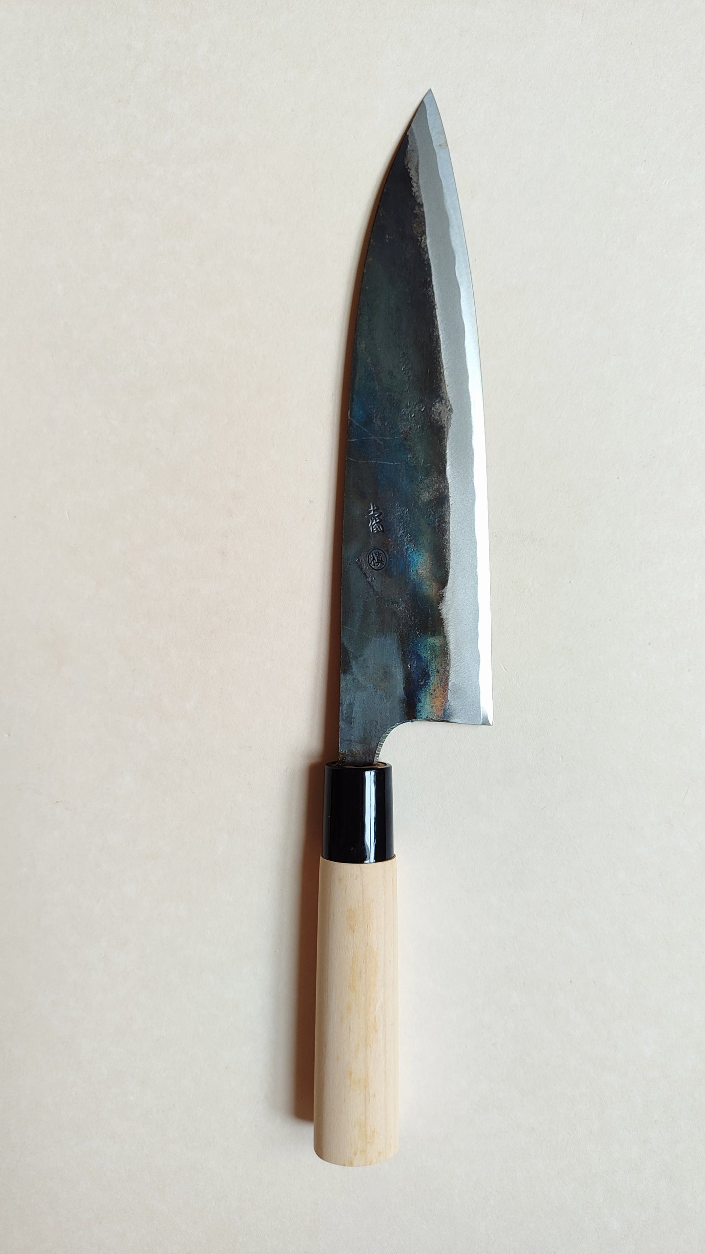 Magnifique couteau de cuisine japonais "Gyuto" 210mm White steel