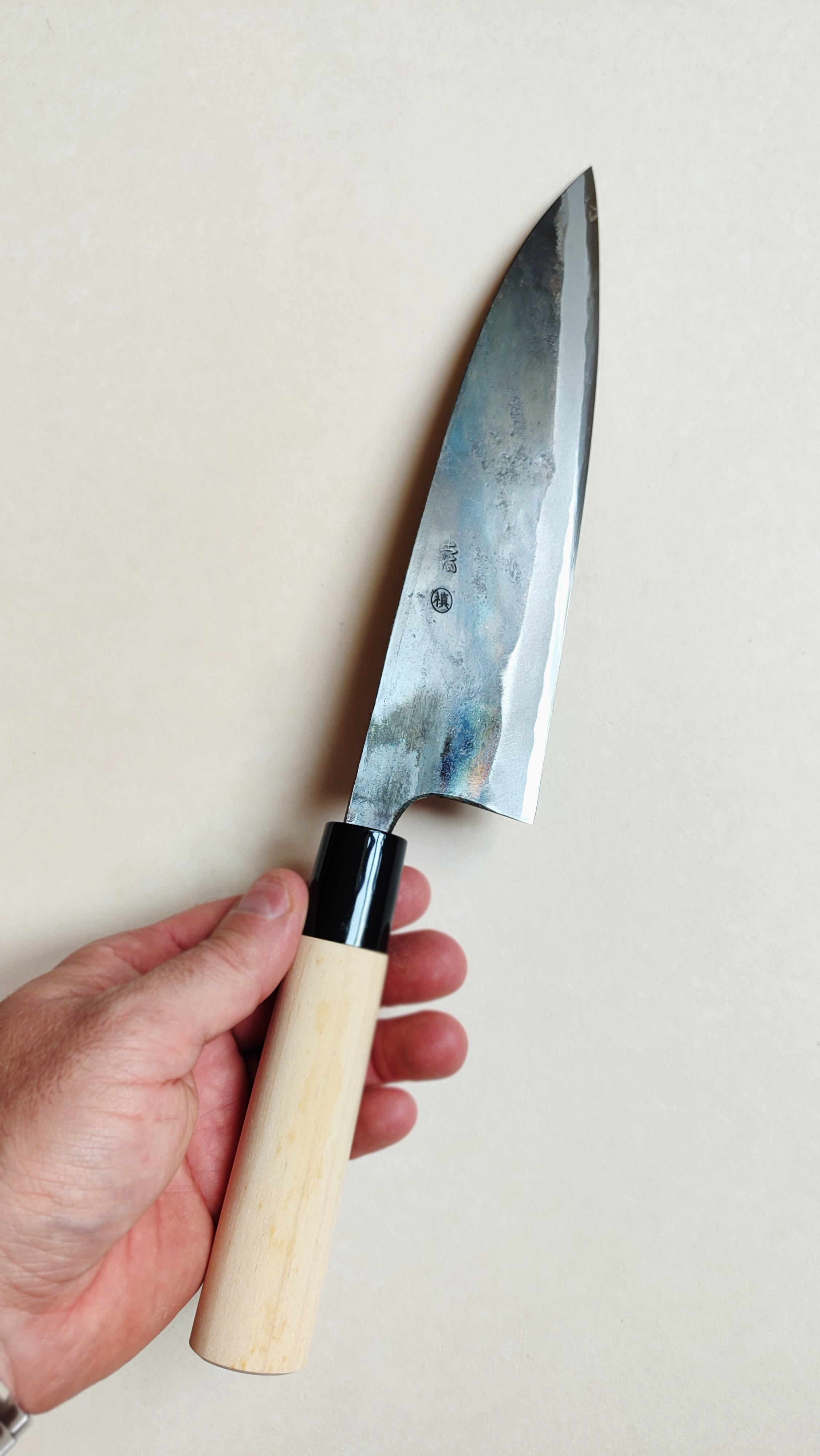 Magnifique couteau de cuisine japonais "Gyuto" 210mm White steel