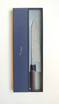 Magnifique couteau de cuisine japonais "Gyuto" 240mm Super Gold 2 Steel "Anryu"