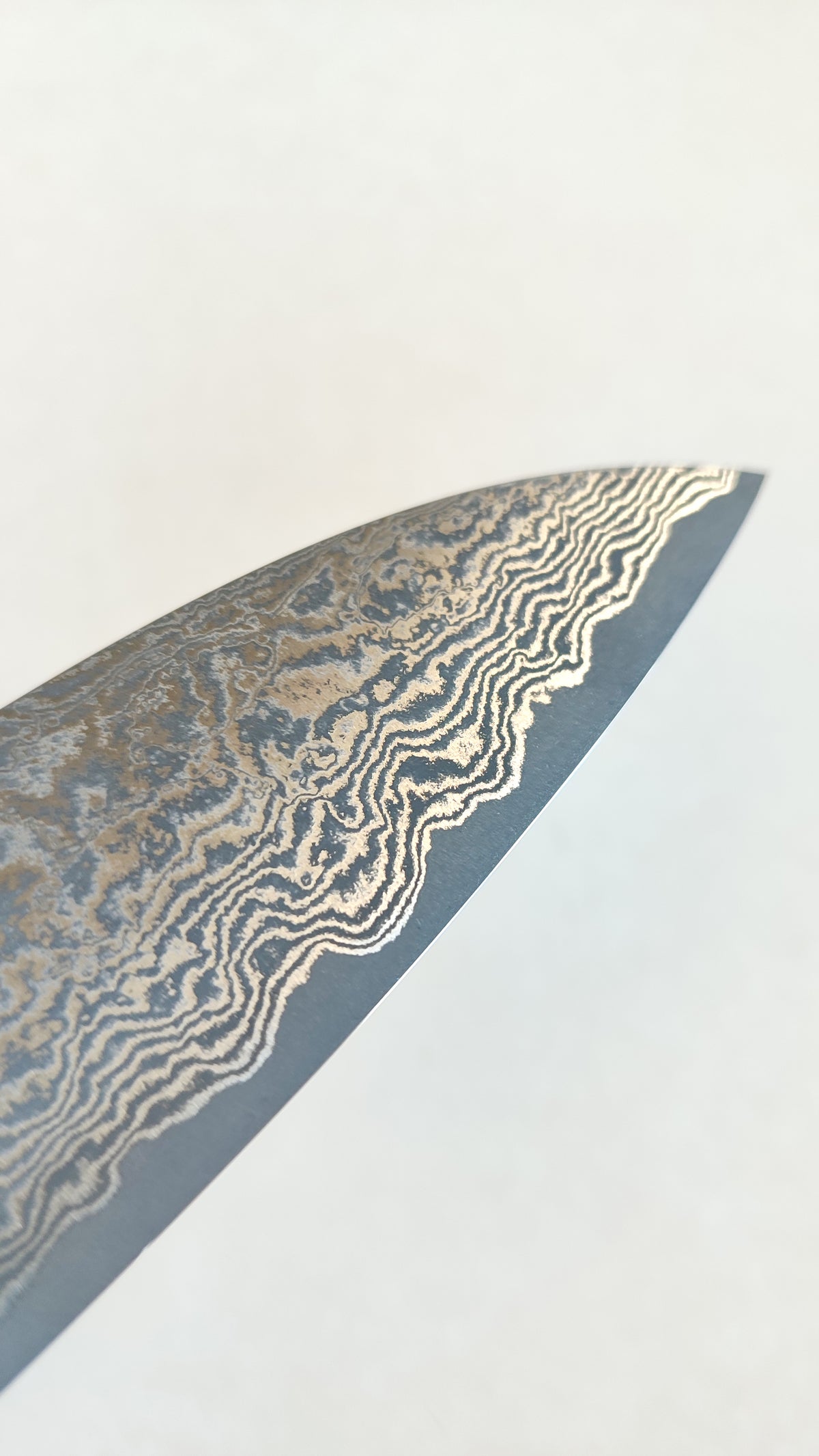 Magnifique couteau de cuisine japonais "Gyuto" 240mm Super Gold 2 Steel "Anryu"