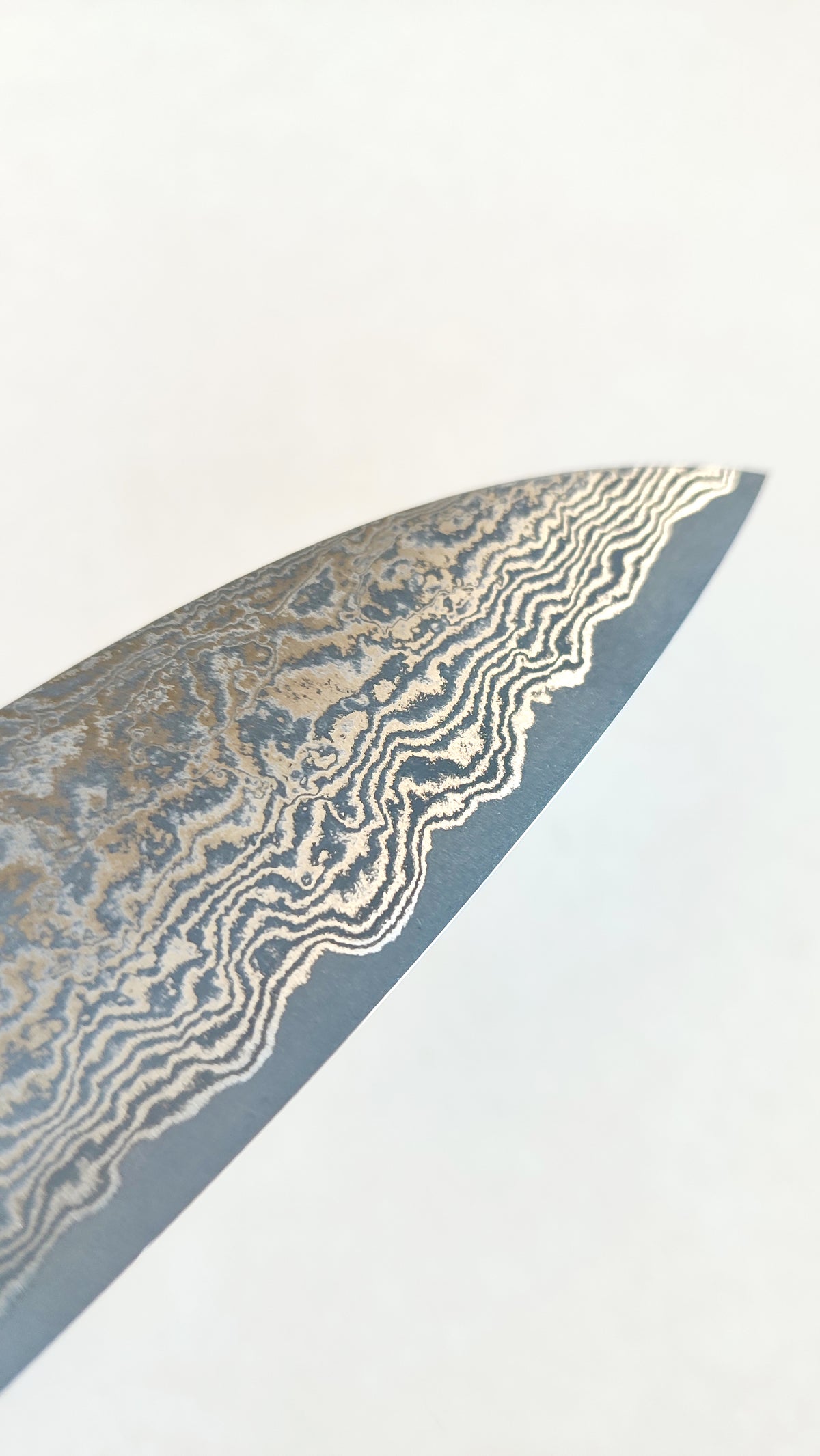 Magnifique couteau de cuisine japonais "Gyuto" 240mm Super Gold 2 Steel "Anryu"