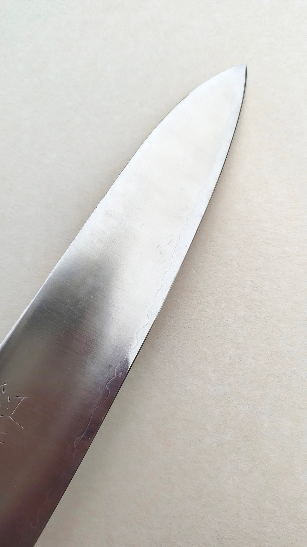Couteau de cuisine japonais "Gyuto" 210mm Blue Steel "Hiro Masui"