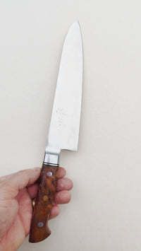 Couteau de cuisine japonais "Gyuto" 210mm Blue Steel "Hiro Masui"