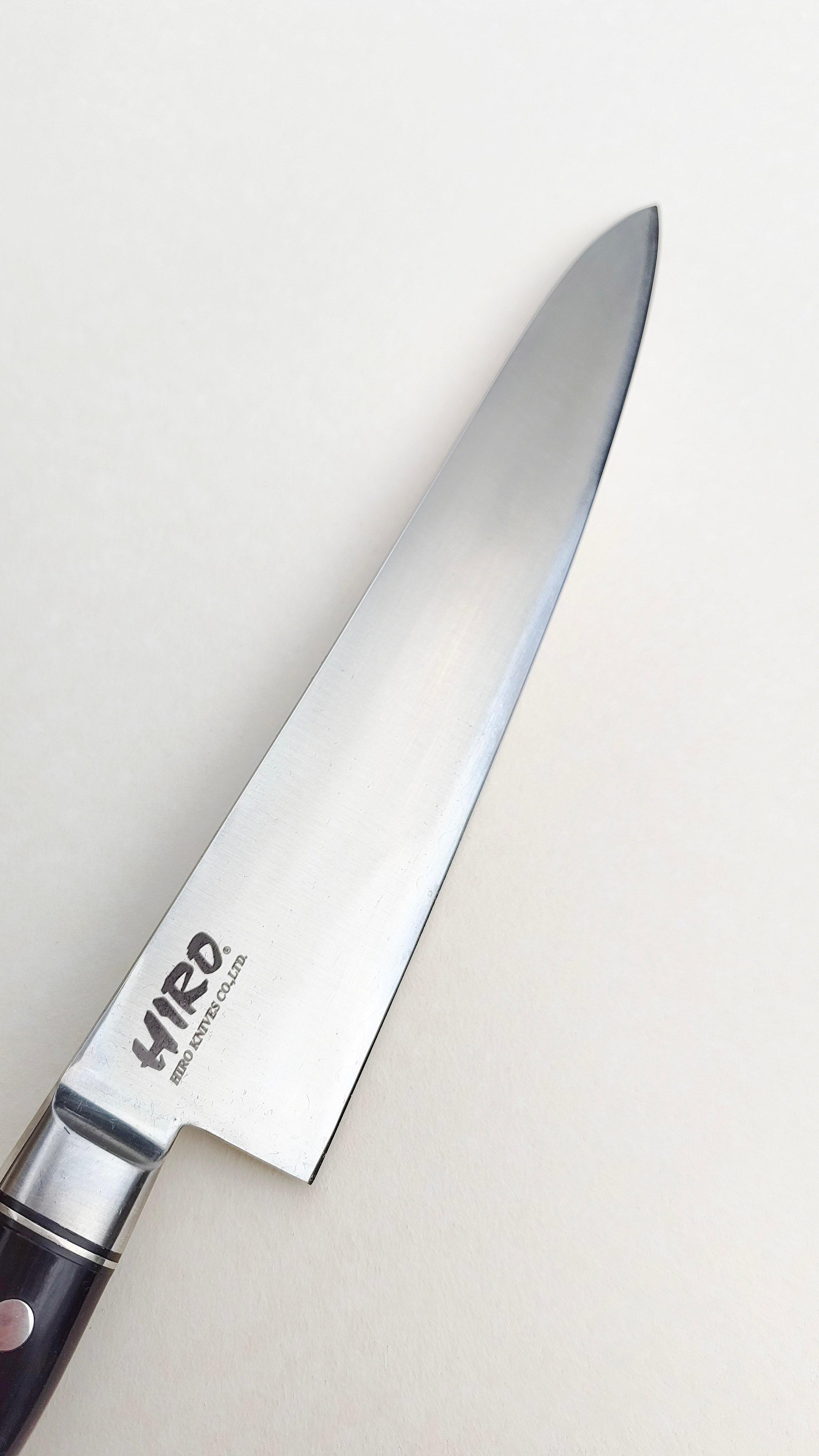 Couteau de cuisine japonais "Gyuto" 240mm Blue Steel "Hiro Masui"
