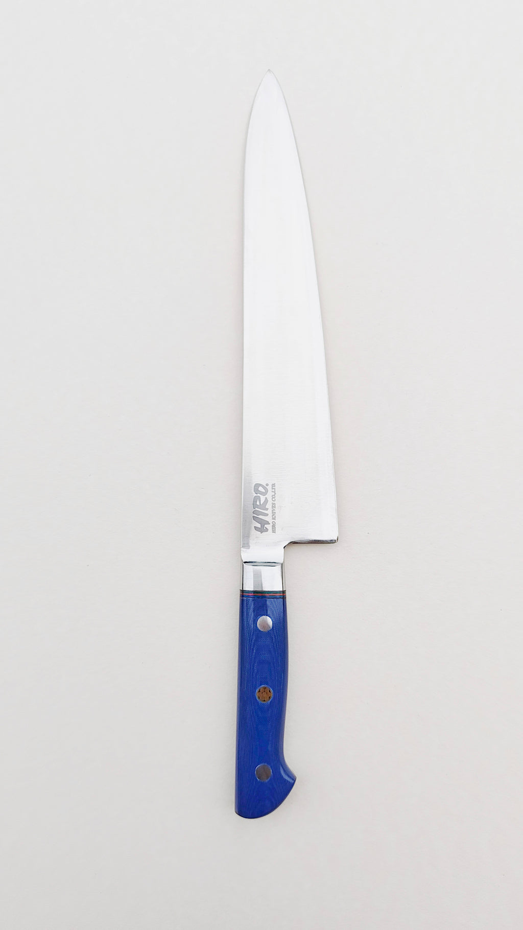 Couteau de cuisine japonais "Gyuto" 240mm Blue Steel "Hiro Masui"