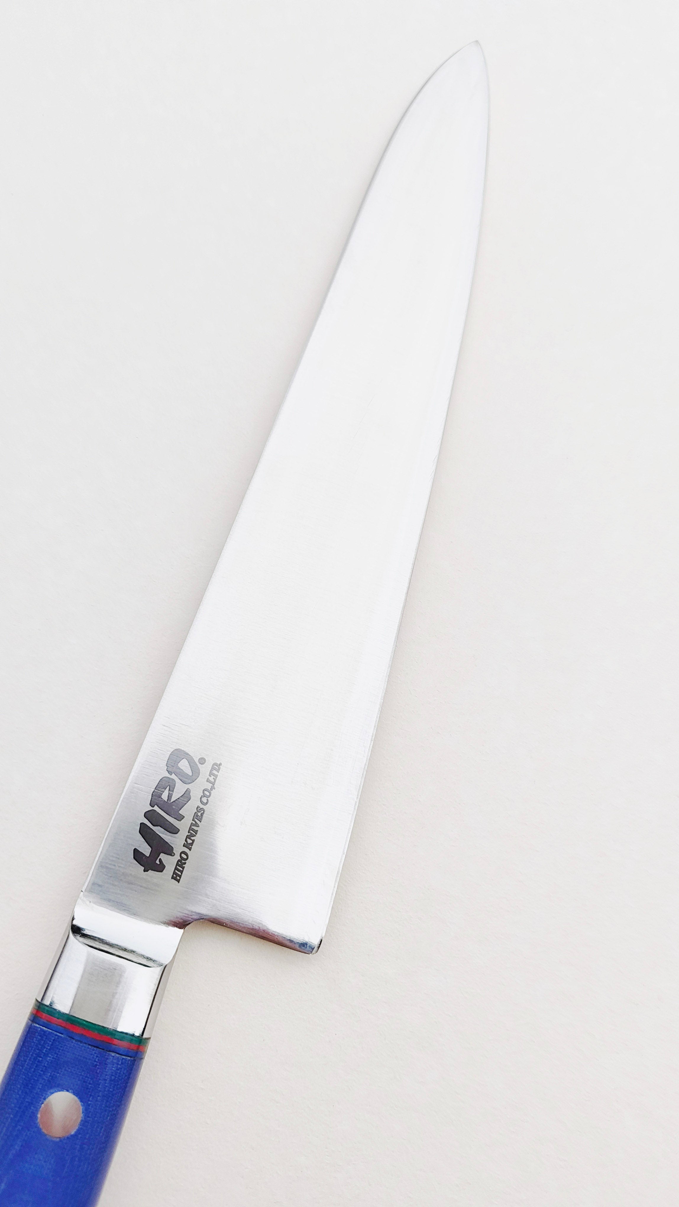 Couteau de cuisine japonais "Gyuto" 240mm Blue Steel "Hiro Masui"