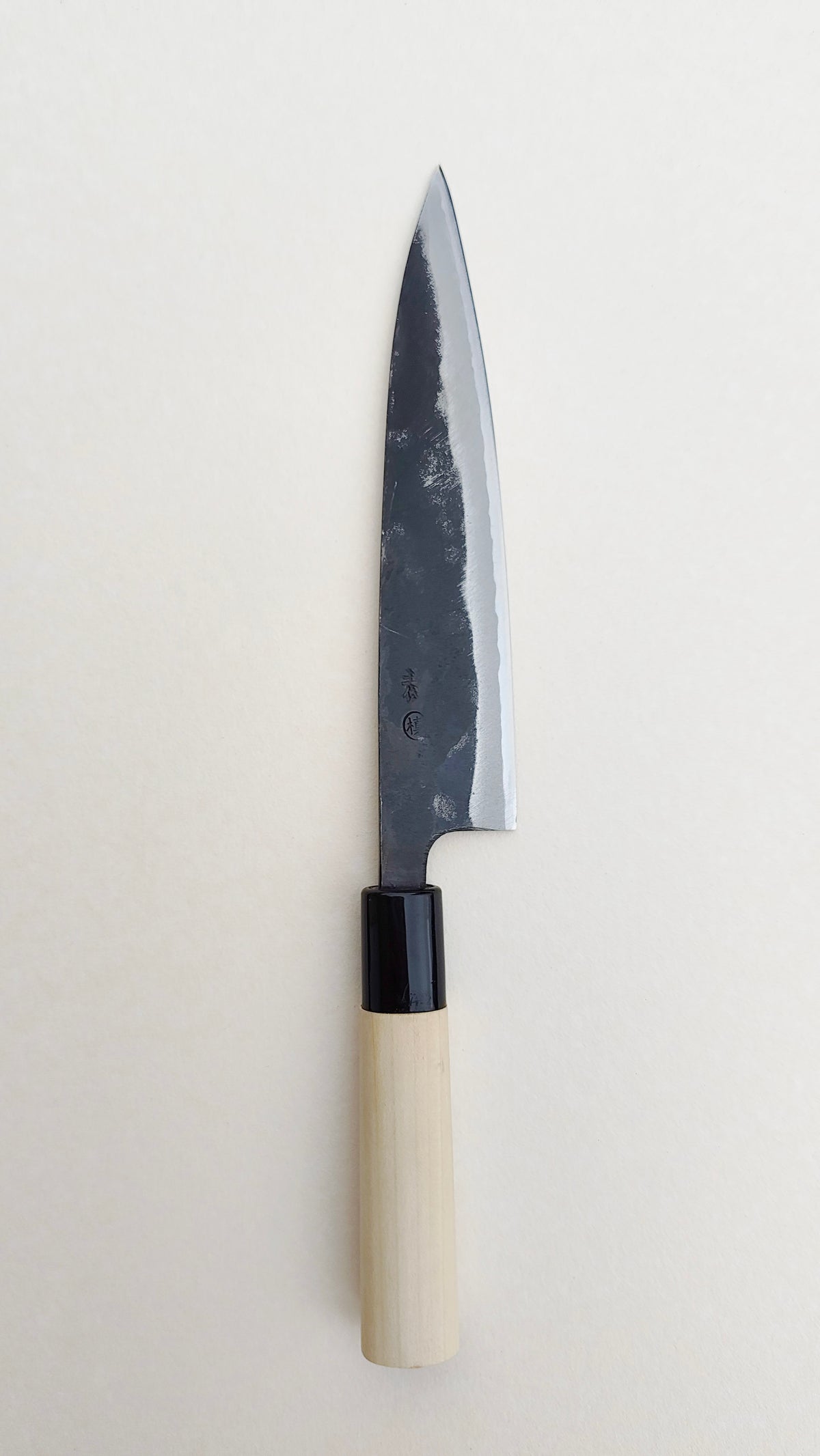 Couteau de cuisine japonais "Koyanagi" 165mm White Steel "Kurouchi"