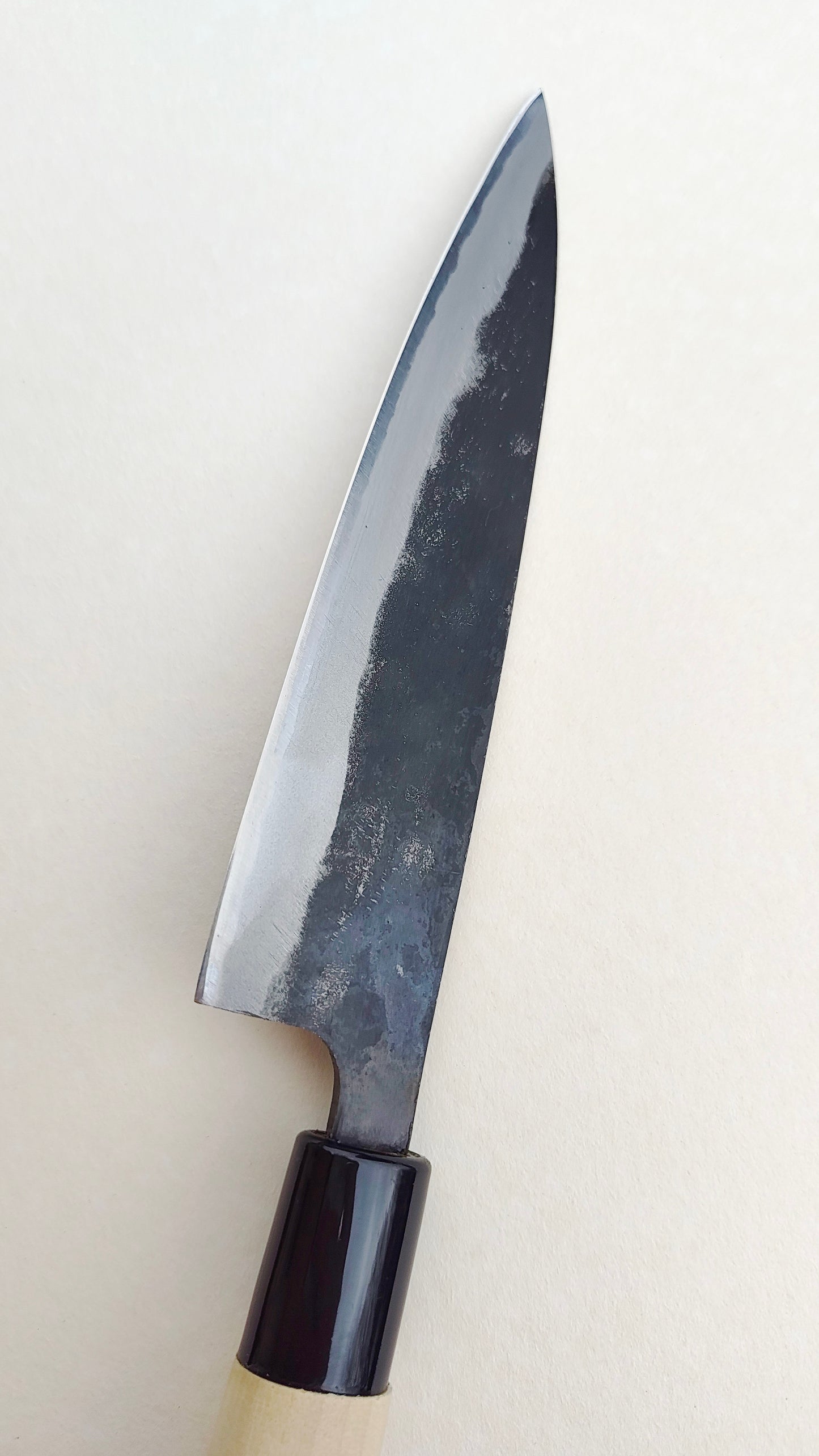 Couteau de cuisine japonais "Koyanagi" 165mm White Steel "Kurouchi"