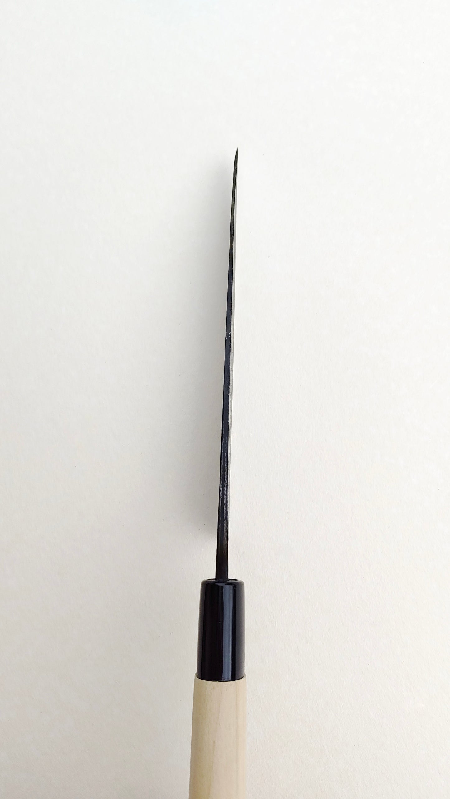 Couteau de cuisine japonais "Koyanagi" 165mm White Steel "Kurouchi"