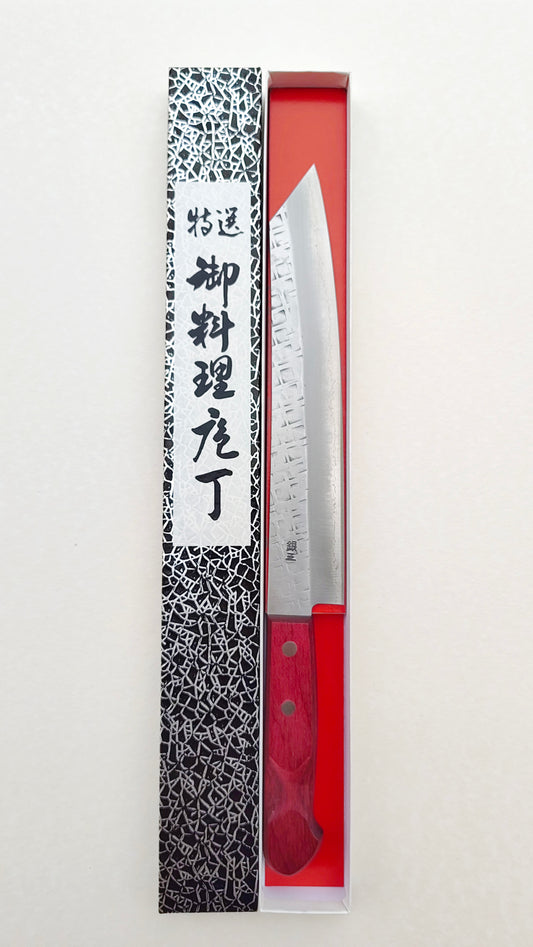 Couteau de cuisine japonais en acier Ginsan "Kiritsuke" 210mm "Nao Yamamoto"