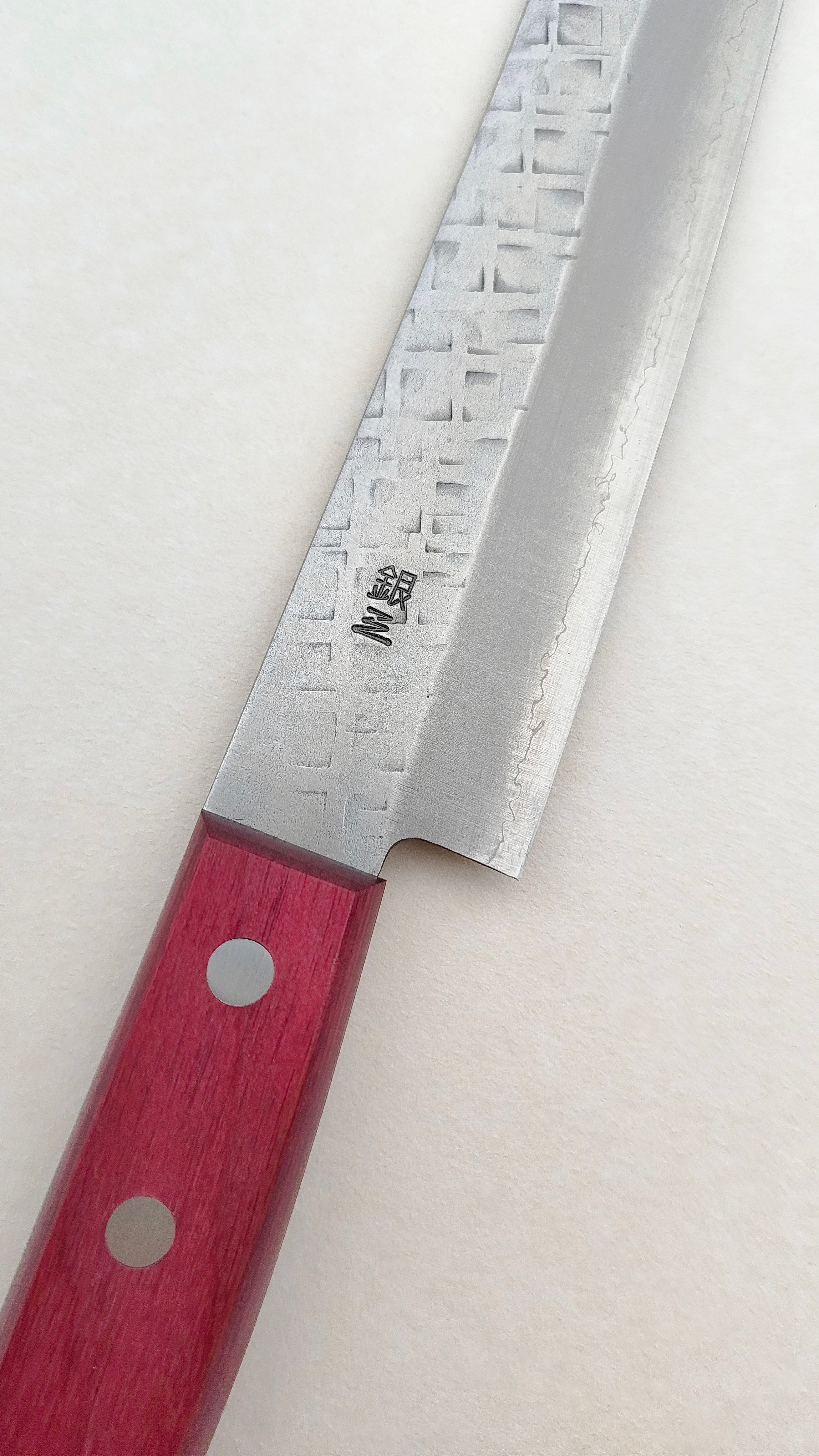 Couteau de cuisine japonais en acier Ginsan "Kiritsuke" 210mm "Nao Yamamoto"