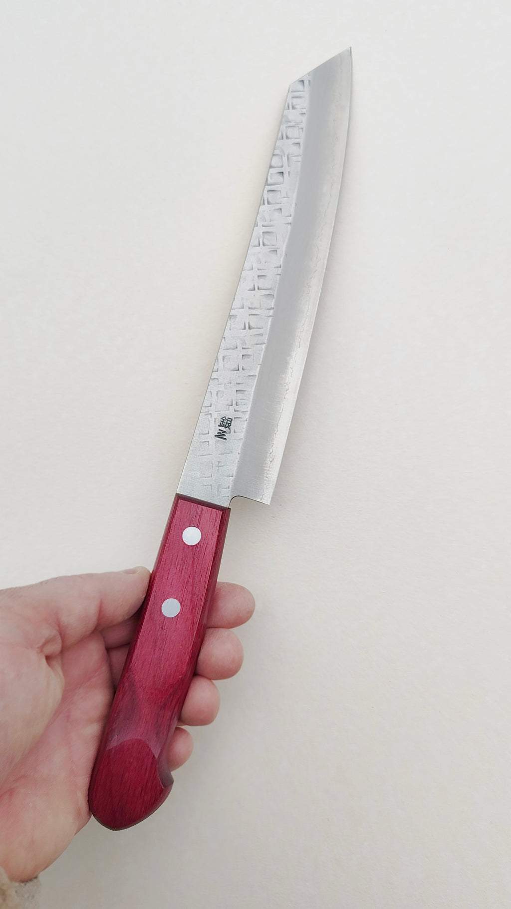 Couteau de cuisine japonais en acier Ginsan "Kiritsuke" 210mm "Nao Yamamoto"