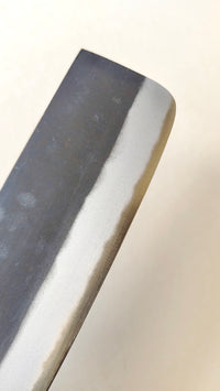 Couteau de cuisine japonais "Nakiri" finition "Kurouchi" 165mm "Nao Yamamoto"