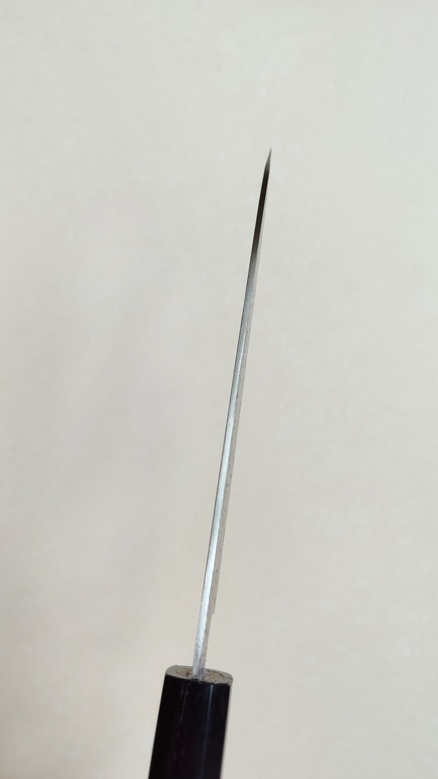 Magnifique couteau de cuisine japonais "Santoku" 165mm Blue Steel "Okeya"
