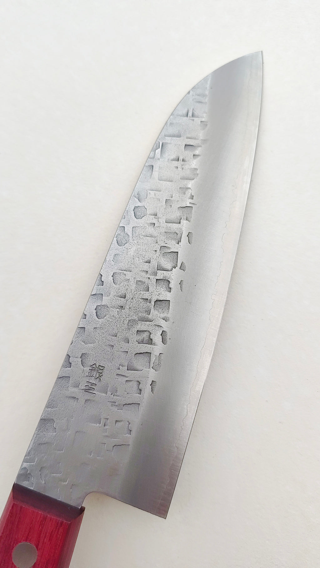 Couteau de cuisine japonais "Santoku" finition "Tsuchime" 165mm "Nao Yamamoto"