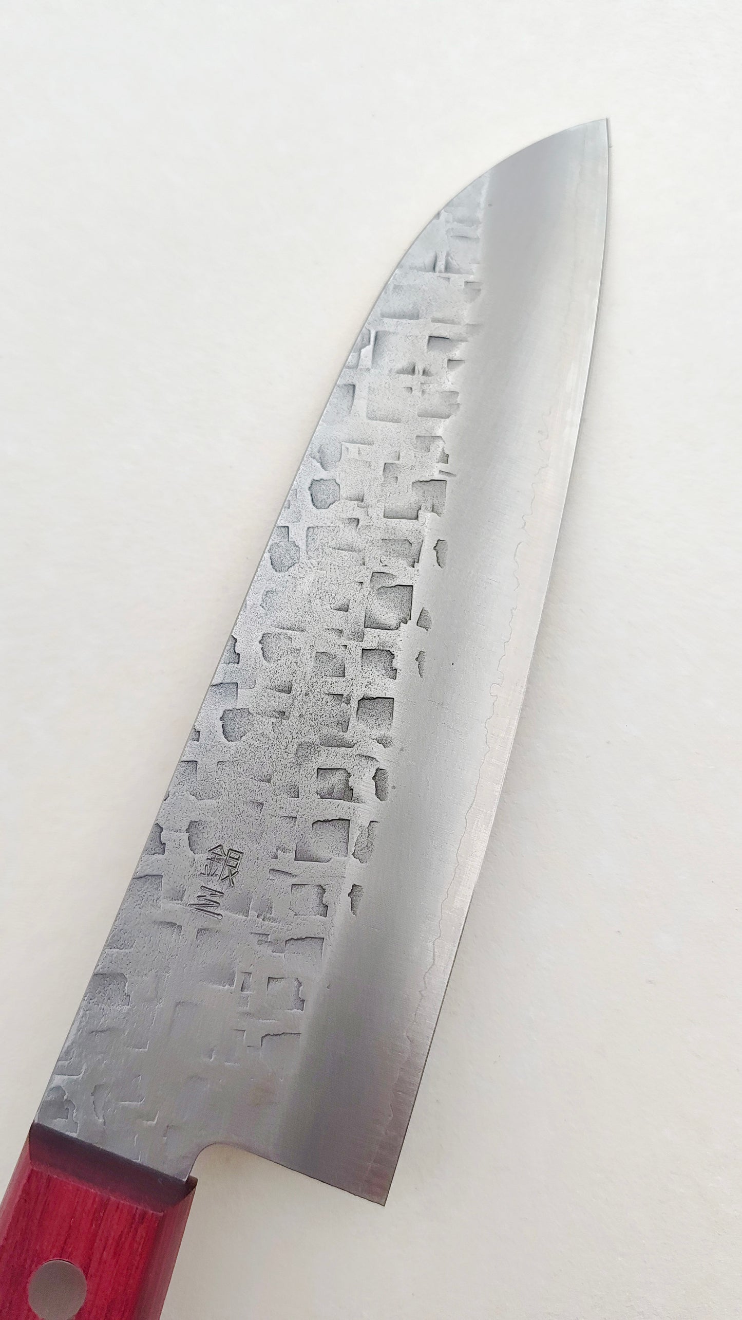 Couteau de cuisine japonais "Santoku" finition "Tsuchime" 165mm "Nao Yamamoto"